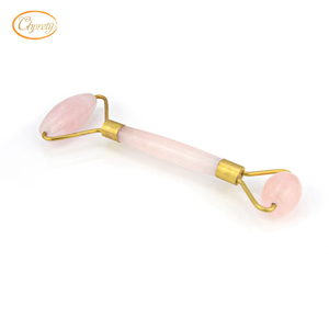 Quartz Rose naturel Massage Facial Cristal Pierre Corps Masseur Jade Rouleau Derma Soin <span class=keywords><strong>IceRoller</strong></span> Élimination Des Rides Outil De Beauté - Product Image 2