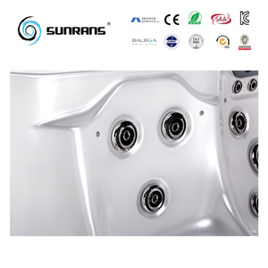Sunrans Spa de luxe à hydromassage Bain à remous pour <span class=keywords><strong>5</strong></span> <span class=keywords><strong>personnes</strong></span> Bain à remous extérieur pour piscine avec système Balboa - Product Image 6