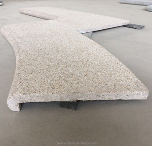 Granito giallo G682 Piscina Finitrice Pool Coping, Bullnose Granito Pietra Naturale Deck Piscina Bordo - Product Image 2