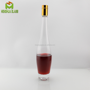 Custom <strong>175ml</strong> 375ml 500ml Bowling Shape Glass <strong>Liquor</strong> <strong>Bottle</strong> clear Flint Glass Wine <strong>Bottles</strong> Olive Oil <strong>Bottles</strong> with Plastic Cap - Product Image 6