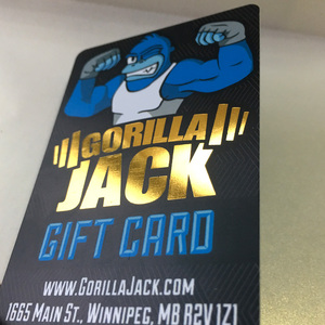 Pvc thẻ Bạc dập nóng dập nổi số thẻ kinh doanh nhự<span class=keywords><strong>a</strong></span> giống như thẻ tín dụng ghi nợ với chip - Product Image 3