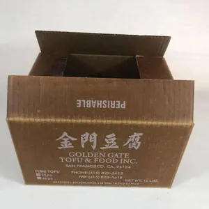 Su geçirmez ve sağlam karton kutu tofu