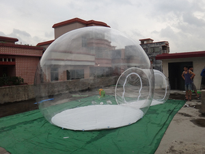 Tienda inflable transparente y blanca de PVC, carpa de burbujas - Product Image 4