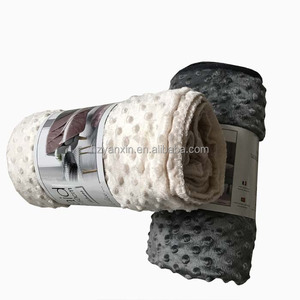 Polyester Adult Fluffy Waffle <strong>Blanket</strong> Micromink <strong>Woolen</strong> Sherpa Fleece Throw <strong>Blanket</strong> - Product Image 2