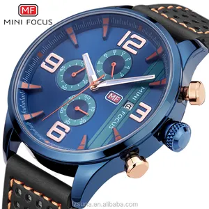 迷你焦点品牌工厂网上购物Daul子表盘沃金免费手腕石英高级手表