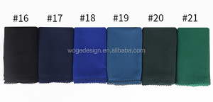 Venta al por mayor bufandas de alta calidad Dupatta chal turbante de las mujeres grandes de gasa pesada de poliéster liso musulmán <span class=keywords><strong>Hijab</strong></span> - Product Image 6