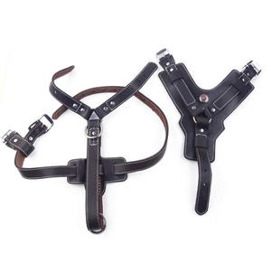 Kedatangan Baru Logo Kustom Tanpa Tarikan Besar Kulit Asli Harness untuk Anjing - Product Image 5