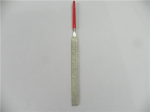 Lima de Diamante Electrochapada Plana y Redonda para Vidrio, Granito y Cerámica - Product Image 2