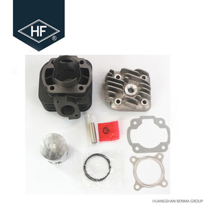 Pièces de moteur de culasse de moto haute Performance <span class=keywords><strong>Kit</strong></span> de cylindre de moto <span class=keywords><strong>70cc</strong></span> 10mm broche 2 temps pour Kits de Piston JOG70 - Product Image 1