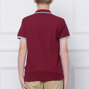 Maglietta Polo per Bambini in Stile Inglese, Personalizzata, Lavorata a Maglia, 100% Cotone, Uniforme Scolastica per Ragazzi, Ecologica - Product Image 4