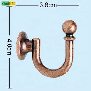 Modern Iron U-shaped <strong>Curtain</strong> <strong>Hook</strong> <strong>with</strong> Customizable Shape and Diameter Eco-Friendly Easy Installation - Product Image 4