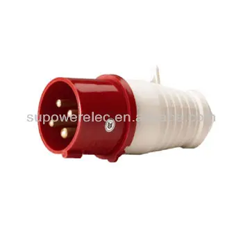 3P + E 32A Pria dan Wanita Industrial Plug dan Socket 440V