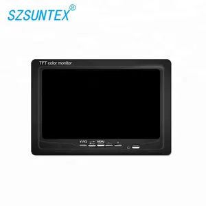 Auto Vehicle Car Reverse 7 Inch Lcd Monitor 24V Bus Tv Monitor 7 Car Screen School Bus Rear View 1080P Car Monitor Factory