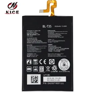 3520 Mah 3.85V Oem Bên Trong Li-Ion Pin Điện Thoại BL-T35 Đối Với LG Google PIXEL 2 XL Pin