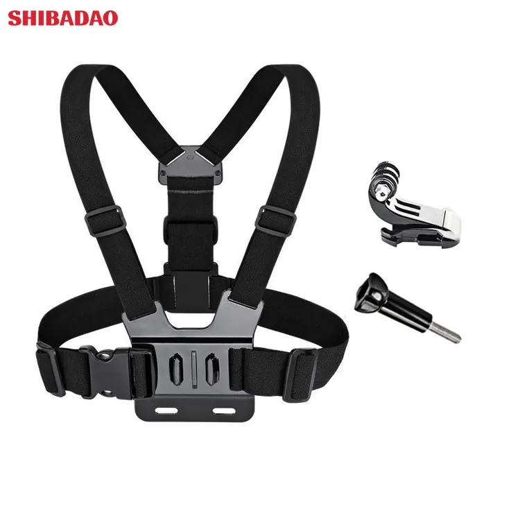 Action Camera Harness Adjustable Elastic Shoulder Chest Strap B for GoPro Hero 4 3 3+ 2 SJ4000 SJ5000 Xiaomi yi Sport Camera