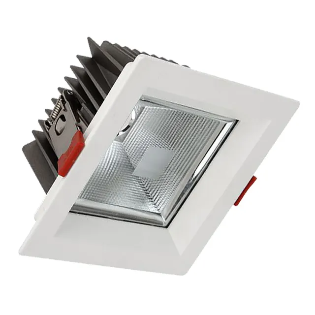 モダンな正方形の天井LEDライトカバーGu10ダウンライト三色中国販売