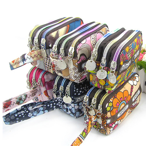 Low Price <strong>Water</strong> <strong>Proof</strong> Cloth for Colorful Girl's PU Travel Wallet Women <strong>Purses</strong> - Product Image 1