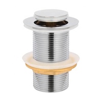 Tapón de 32mm con resorte negro y residuos sin desbordamiento para lavabo