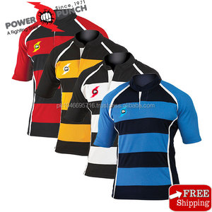 เสื้อยืดรักบี้ระบายอากาศได้สำหรับผู้ใหญ่และชายเสื้อพิมพ์ซับลิเมชันคุณภาพสูงแบบปรับแต่งได้ - Product Image 2