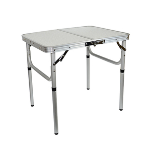Tavolo Pieghevole Quadrato in Alluminio 60x40, Portatile per Picnic, Viaggi e Formazione - Product Image 1