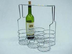 <b>metal</b> duck shape 10pcs Bottle Floor Standing Wine <b>Shelf</b> - Product Image 2
