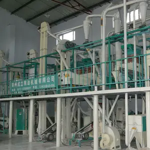 <span class=keywords><strong>Petit</strong></span> moulin à <span class=keywords><strong>farine</strong></span> de maïs automatique de 30 tonnes par jour, équipement complet de moulin à maïs avec composant moteur principal - Product Image 2
