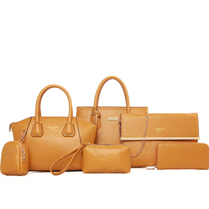 2019 más nuevo de moda de las señoras de lujo bolso dama <span class=keywords><strong>6</strong></span> piezas de cuero de la pu bolso de las mujeres bolso de mano - Product Image 4