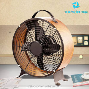 Ventilatore da tavolo in metallo rame della collezione Deco Breeze da 8 pollici - Product Image 2