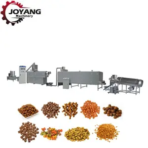 Wet Extrusion Pet Food Machine Dry Extrusion Dog Food Cat Food Processing Line