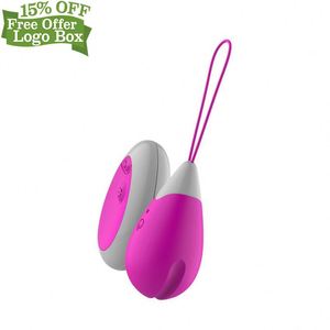 Scatola personalizzata gratis telecomando Clitois massaggio figa giocattolo masturbatore vibratore uova vibranti per gli uomini - Product Image 3