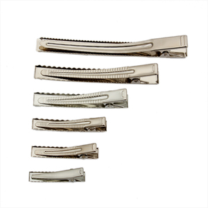 Metalen Platte <span class=keywords><strong>Alligator</strong></span> Prong Haarclips Boog Ambachten Haar Accessoires <span class=keywords><strong>Clips</strong></span> - Product Image 2