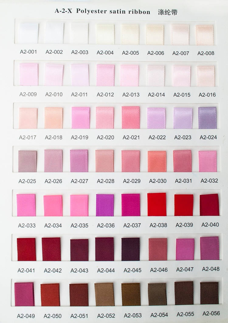 satin ribbon colors