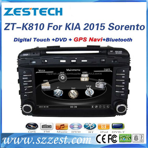 Zestech pantalla táctil de dvd/bluetooth/radio/3g/built-in gps/auto parts para accesorios para kia sorento - Product Image 1