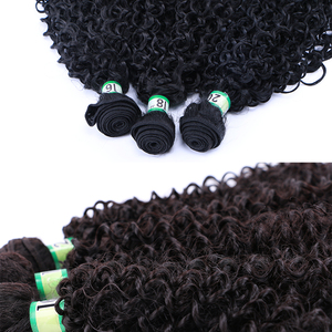 Jerry Xoăn Sợi Nhiệt Độ Cao 3 Bó Mỗi Gói Tóc Dệt Tổng Hợp Tóc Nối Tóc Tổng Hợp Cho Phụ Nữ - Product Image 5