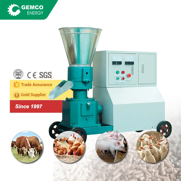 Factory price stock feed and chicken feed manufacturing animal feed granulator equipment