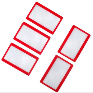 Pvc fresel लेंस शीट क्रेडिट कार्ड 3x चुंबक पढ़ने के लिए 3x मैग्नीफायर - Product Image 1