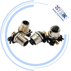 Conector macho nmea, conector macho 2000 m12 5pin com 90 graus