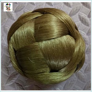 Chignons en cheveux synthétiques tressés pour femmes européennes bon marché <span class=keywords><strong>avec</strong></span> peigne HPC-0193 - Product Image 4