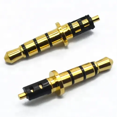 Hoge Kwaliteit 3.5Mm 4 Polen 4.5D Lade 24.5L Oortelefoon Plug Dc Audio Connector Vergulde