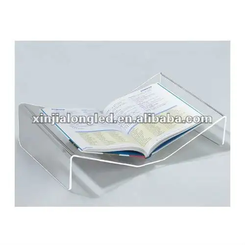 Acrylic Plastic Book Holder Stand Deluxe Acrylic Dictionary/Book Stand Crystal clear acrylic dictionary stand