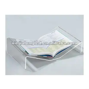 Acrylic Plastic Book Holder Stand Deluxe Acrylic Dictionary/Book Stand Crystal clear acrylic dictionary stand