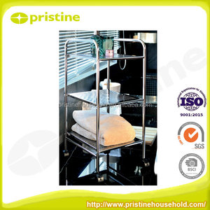 อีเบย์ขายส่งไต้หวันบ้านจัดเก็บเฟอร์นิเจอร์ผู้ผลิต MIT <span class=keywords><strong>DIY</strong></span> Housewares 3ชั้นโลหะชั้นวางของชั้นวางรถเข็นห้องครัว - Product Image 4