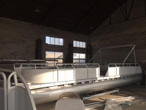 Bateau à ponton en aluminium soudé de haute qualité de 10 m avec toit rigide - Product Image 5