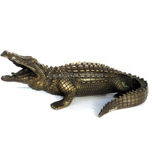 <span class=keywords><strong>Coccodrillo</strong></span> in Resina e Fibra di Vetro a Grandezza Naturale per Decorazione Fluviale, Vendita all'Ingrosso - Product Image 6