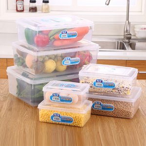 Récipients hermétiques transparents multifonctionnels personnalisés pour aliments frais Boîte <span class=keywords><strong>de</strong></span> <span class=keywords><strong>rangement</strong></span> en <span class=keywords><strong>plastique</strong></span> pour aliments <span class=keywords><strong>de</strong></span> cuisine - Product Image 3