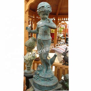 Cortile all'ingrosso ghisa arrugginito all'aperto antico cherubini statua <span class=keywords><strong>amore</strong></span> angelo Putti scultura forniture da <span class=keywords><strong>giardino</strong></span> decorazione metallo - Product Image 2
