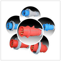 CE ROHS TUV UL Industrial Power Socket 230V 4 Poles 16A IP67 Industrial Socket 220v Waterproof Industrial PlugとSocket