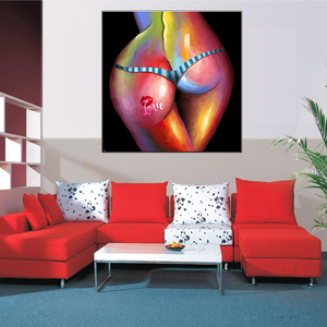 Colorful Oil Painting Woman Naked Decoration Painting One Pcs Home Decor <strong>on</strong> Canvas Modern <strong>Wall</strong> Prints <strong>Art</strong> <strong>Work</strong> - Product Image 3