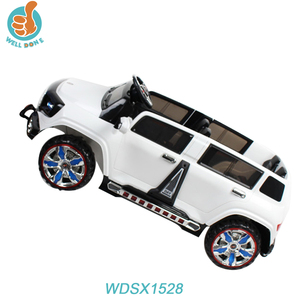 WELLDONE WDSX1528 Auto Eléctrico de Juguete para Niños, Unisex, de Plástico Resistente, 4 Plazas, con Batería de 12v y Música Ajustable - Product Image 3