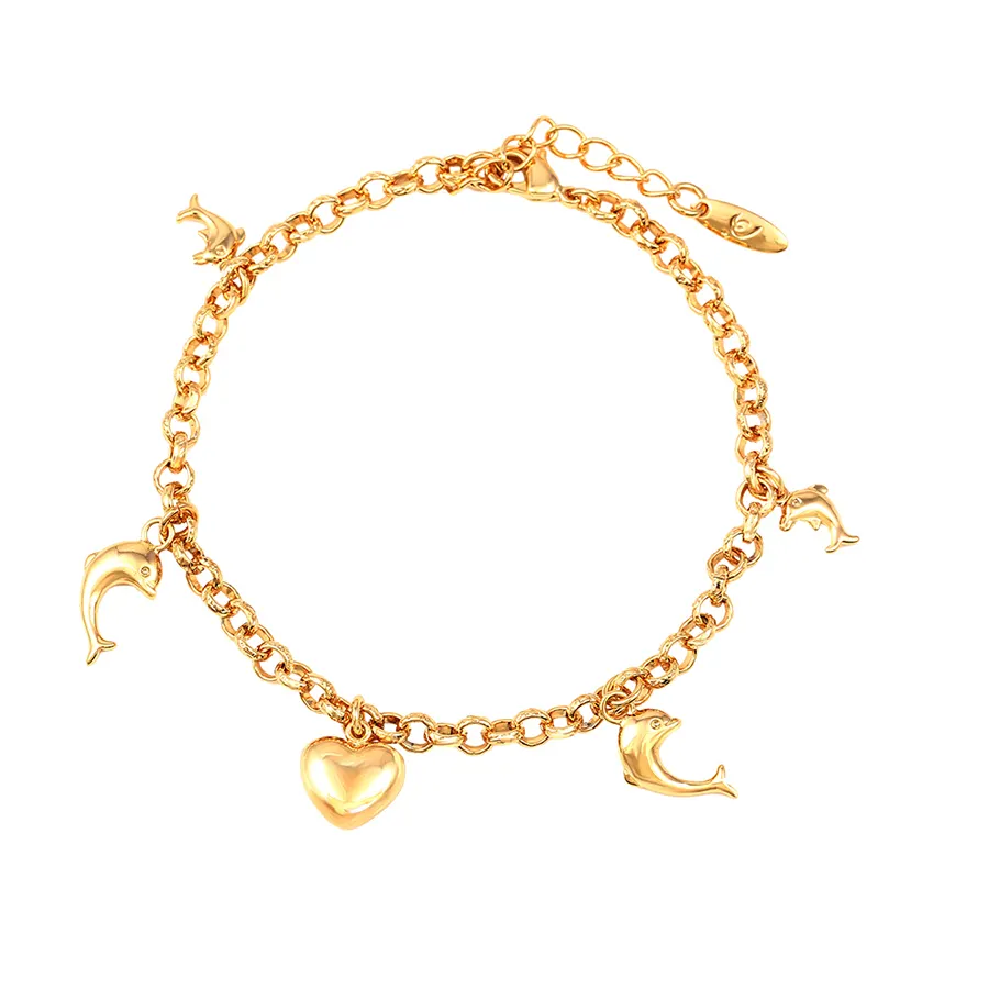 Bracelet d'amitié en or pour les amis, bijoux classique, vente en gros, 18kg, 74563